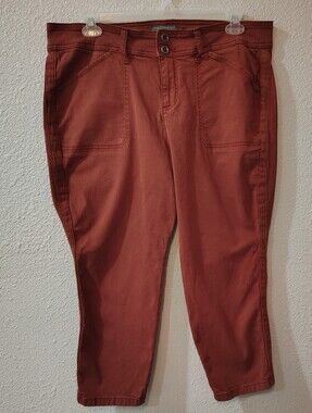 Torrid Rust Red Track Joggers,  Plus Size 18
